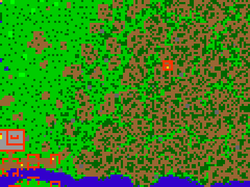 recorte do mapa