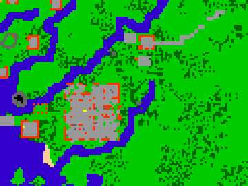 recorte do mapa