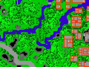 recorte do mapa