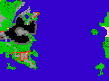 recorte do mapa