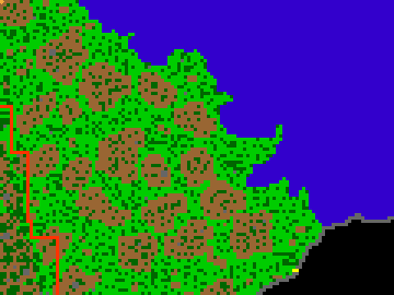 recorte do mapa