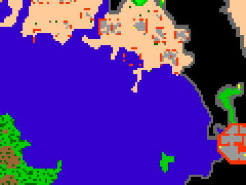recorte do mapa