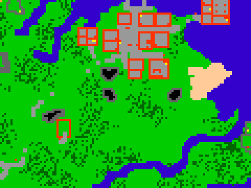 recorte do mapa
