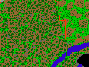 recorte do mapa